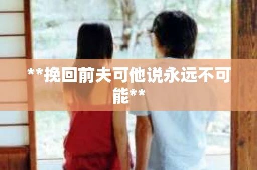 **挽回前夫可他说永远不可能**