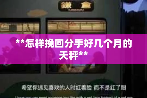 **怎样挽回分手好几个月的天秤**