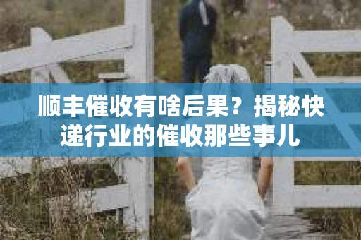 顺丰催收有啥后果？揭秘快递行业的催收那些事儿
