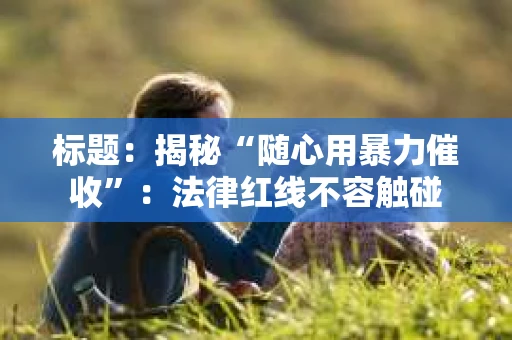 标题：揭秘“随心用暴力催收”：法律红线不容触碰