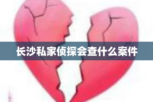 长沙私家侦探会查什么案件