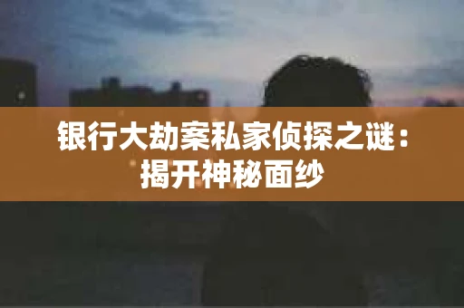 银行大劫案私家侦探之谜：揭开神秘面纱