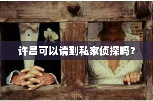 许昌可以请到私家侦探吗？