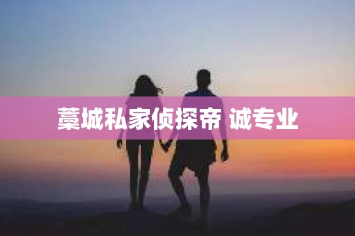 藁城私家侦探帝 诚专业