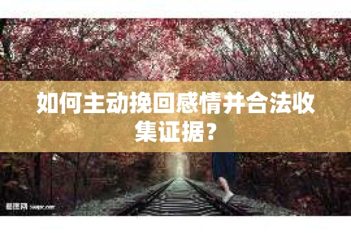 如何主动挽回感情并合法收集证据？