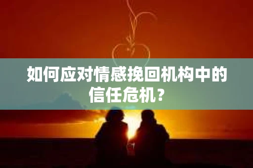 如何应对情感挽回机构中的信任危机？
