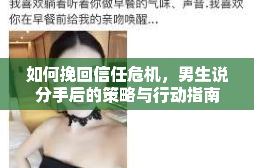 如何挽回信任危机，男生说分手后的策略与行动指南
