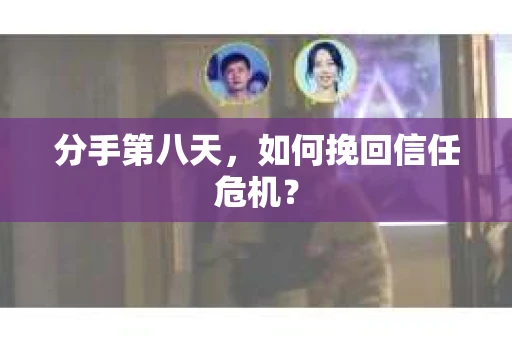 分手第八天，如何挽回信任危机？