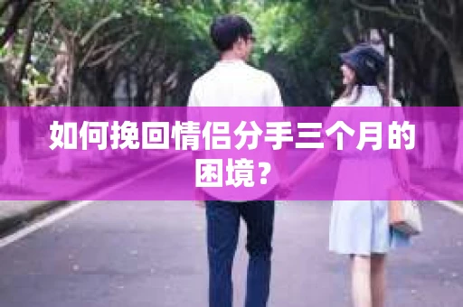 如何挽回情侣分手三个月的困境？