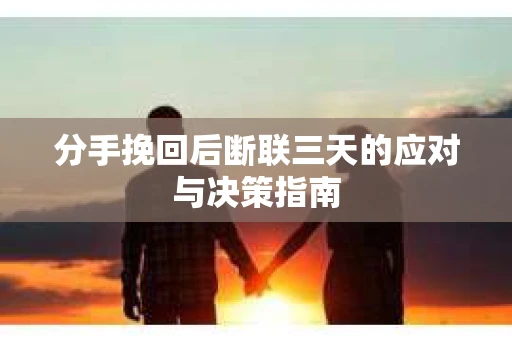 分手挽回后断联三天的应对与决策指南